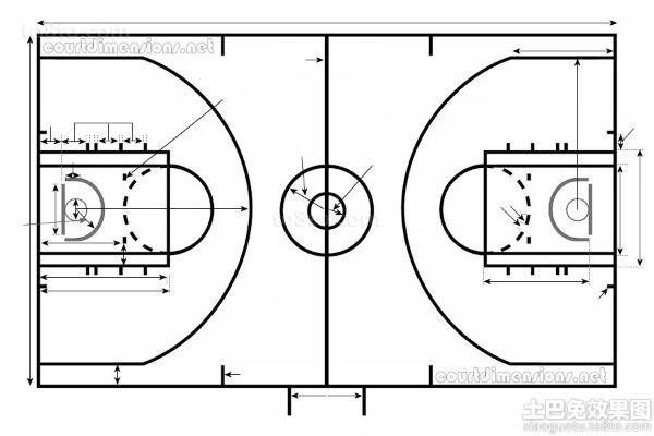 篮球场平面图图片欣赏与分享